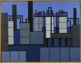 Klaas Bernink, Polymer, Acryl op linnen