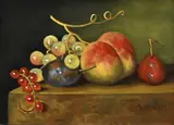 Fruit by C. Cornelisz, Olieverf op paneel, sold Jul 2023