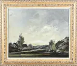 Antoon Markus, Landschap bij Oosterbeek, Olieverf op linnen