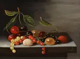 Fruit by C. Cornelisz, Olieverf op paneel, sold Jul 2023