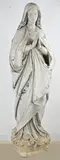 Bijzonder groot Maria beeld van terracotta, Maria, Bijzonder groot Maria beeld van terracotta