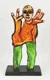 Jan Sierhuis, Houten figuur (beschilderd)