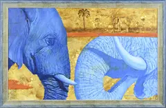Ed Bredenkamp, Elephant, 2001, Olieverf op linnen