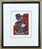 Guillaume Corneille, '94, Dieren compositie, Litho op papier