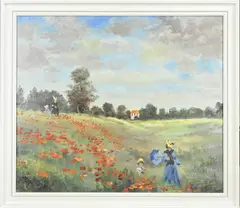 Jan v.d. Horst, kopie naar Renoir, Olieverf op linnen