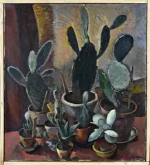 Pol Dom, Stilleven met cactus