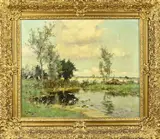 Adrianus Zwart, Poldergezicht met koeien