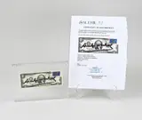 Two dollar biljet by Oud twee dollar biljet met signatuur Andy Warhol, sold Jan 2023