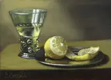 Stilleven by C. Cornelisz, Olieverf op paneel, sold Jan 2023