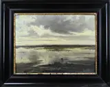 Gerard Krol, Venplassen Buurse, Olieverf op schilderskarton
