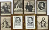 Admiraal by Acht antieke Hollandse gravures, Acht antieke Hollandse gravures, sold Jan 2023