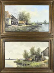Jan Schaeffer, 2x Hollands landschap