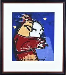 Herman Brood, De Kus, Druk op linnen