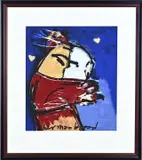 Herman Brood, De Kus, Druk op linnen