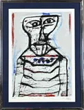 Willem Van Hecke, Figuur, Litho op papier