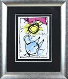 Guillaume Corneille, '97, Duif met zon, Litho op papier