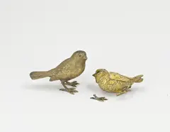 2x Weens brons, Vogels