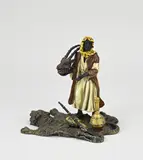 Arabier by Koud beschilderd oosters bronzen figuur, sold Jan 2023