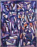 Eef de Weerd, Abstract/figuratief, Olieverf op linnen