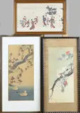 divers by Drie oude & antieke gesigneerde Japanse houtsnedes, Drie oude/antieke gesigneerde Japanse houtsnedes, sold Oct 2022