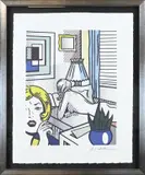 Roy Lichtenstein, Liggend vrouwelijk naakt, Lithografie op papier