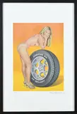 Mel Ramos, Bandenreclame Le Mans met pin up girl
