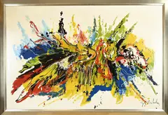 Gijs ter Wee, Moderne abstracte compositie, Acryl op linnen