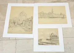Drie tekeningen Jacob Wolf, Divers, Drie tekeningen Jacob Wolf (Veere)