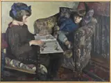 Pol Dom, Twee meisjes in interieur