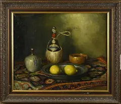 J. Eybergen, Stilleven, Olieverf op linnen