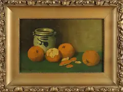Monogram J.M., Stilleven, Olieverf op paneel