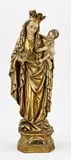 1900 by Hollandse historisme vergulde gipsen Madonna, Hollandse historisme vergulde gipsen Madonna, sold Jul 2022