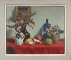 A. Potgieter, Stilleven, Olieverf op linnen