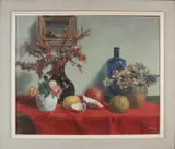 A. Potgieter, Stilleven, Olieverf op linnen