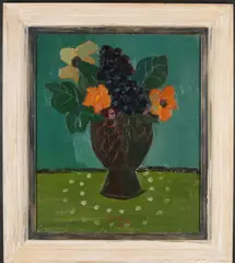 Jan van Heel, Vaas met bloemen, Olieverf op linnen