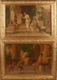 Twee prenten by Twee antieke prenten Luigi Crosio, sold Apr 2022