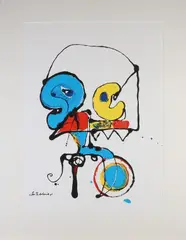 Jan te Wierik, '96, Abstract, Lithografie op papier