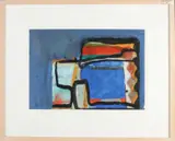 Theo Kuijpers, Abstract, Gouache op papier