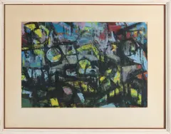 Hans Ittmann, Abstract, Gouache op papier