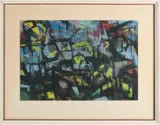 Hans Ittmann, Abstract, Gouache op papier