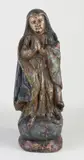 18e Eeuwse Madonna, H 41 cm.
