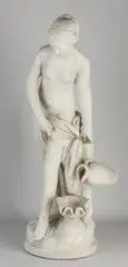 Composiet figuur, H 62 cm.