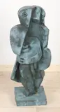 Alexander Archipenko by Zeer grote kubistische bronzen sculptuur, sold Apr 2022