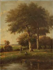 A.M. Geijp, Landschap met vissers