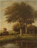 A.M. Geijp, Landschap met vissers