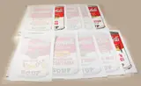 10x Ontwerp Andy Warhol, Campbells Soup II, 10x Lithografie op papier