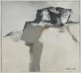 Piet Schoenmakers, Abstract, Olieverf op paneel