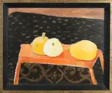 Lita van Engelenhoven, Tafel met fruit, 1948, Olieverf op linnen