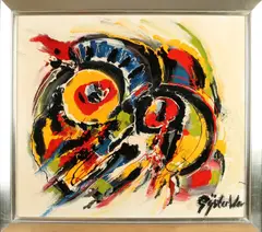 Gijs ter Wee, Modern abstract, Acryl op linnen