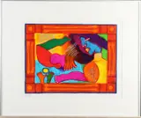 Clemens Briels, Fantasie voorstelling, Litho op papier